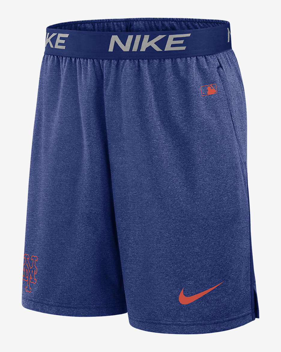 New York Mets Authentic Collection Practice Men s Nike Dri FIT MLB Shorts. Nike